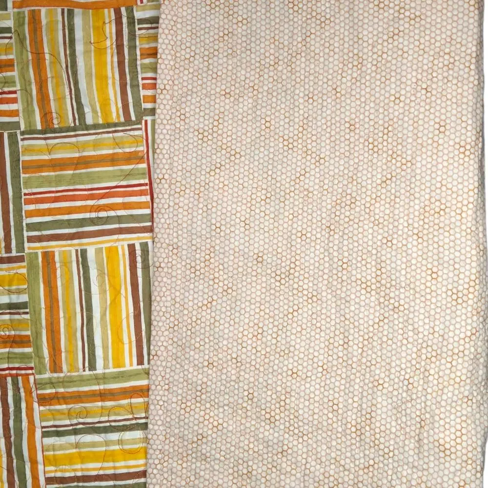 Sunflower Patchwork Quilt Handmade Throw Blanket Wall Hanging 53